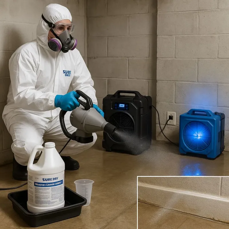 Sanitization and Odor Removal process in Rollingwood, CA
