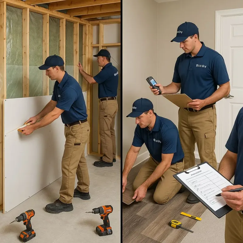 Repairs and Reconstruction process in Rollingwood, CA